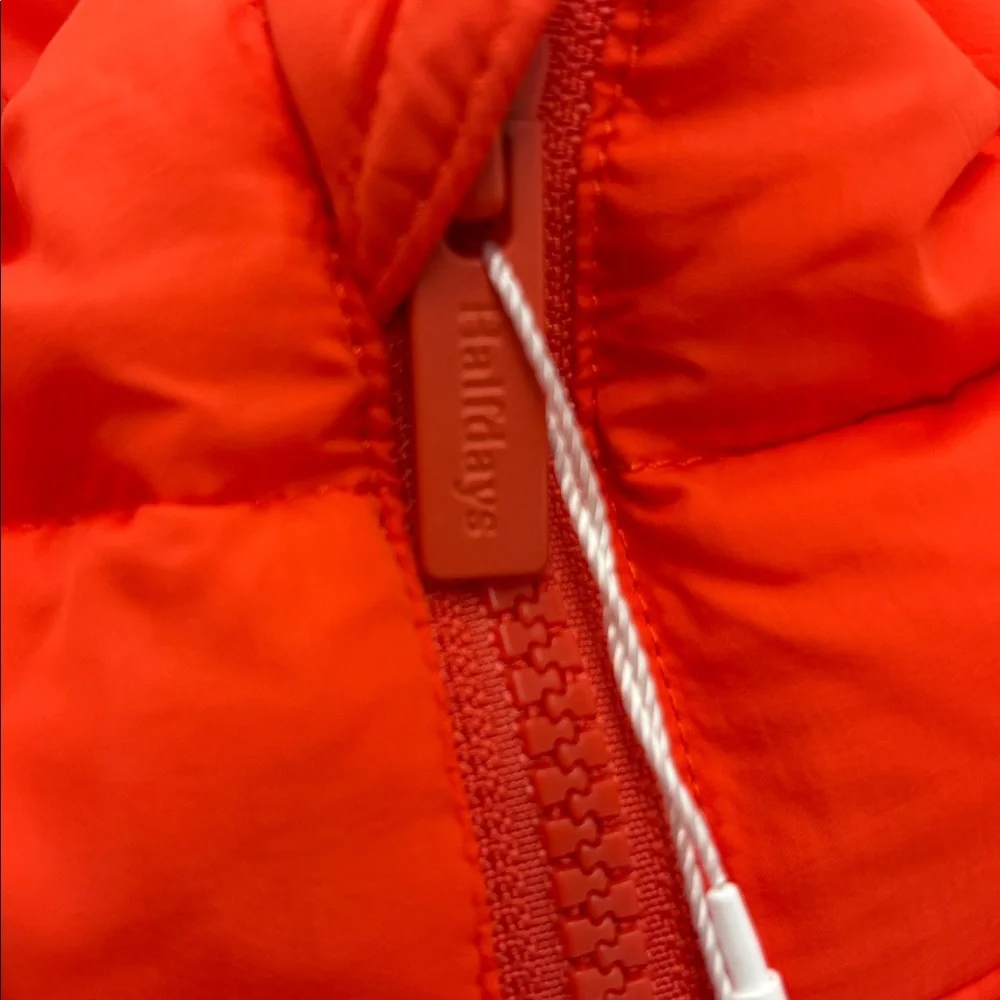 NWT Halfdays Nellie packable Quilted Orange Jacket - Picture 12 of 12